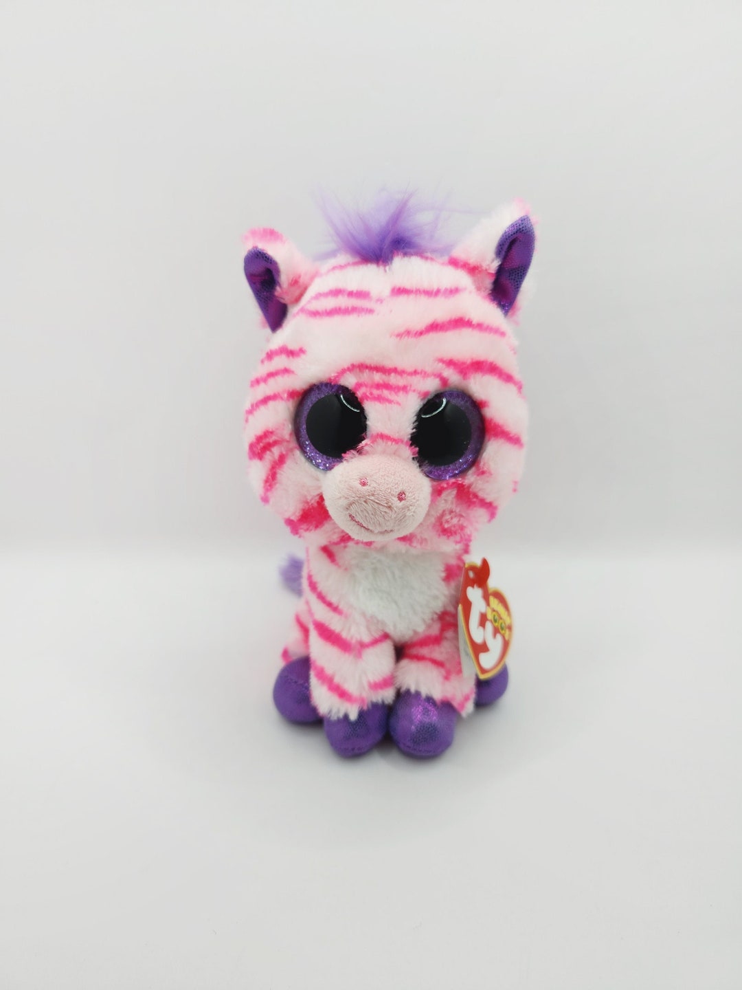 Ty Beanie Boo 'zazzy' the Pink Zebra (6 Inch) Claire's Exclusive