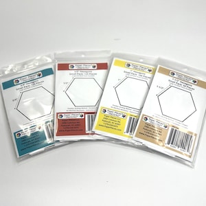 Precut English Paper Piecing Hexagons - By Paper Pieces