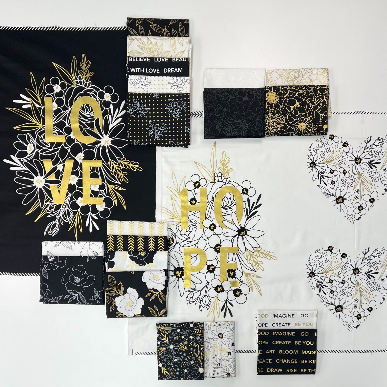 Moda Fabric Kit Gilded Quilt Kit by Alli K Design for Moda Fabric KIT 11530 - Etsy