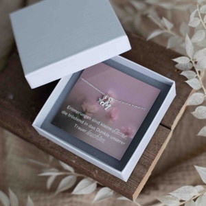 Trauergeschenk Armband mit Buchstaben und Stern aus 925 Silber, Trauer, Verlust Erinnerung, Trostgeschenk, Trauerbegleiter, Trost spenden