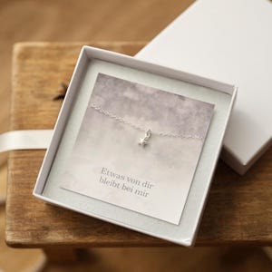 Trauergeschenk Armband mit Sternanhänger, 925 Silber, Sternenkind Erinnerung, Trostgeschenk, Sternenkind Trauer, Trauerbegleiter Sternenmama