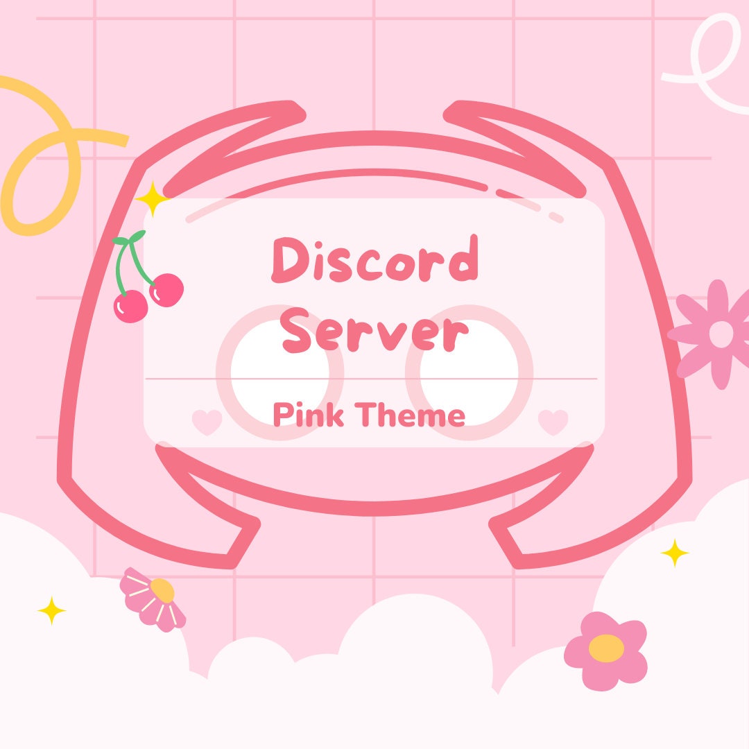 Discord Server Pink Theme Etsy