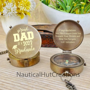 Graduation Compass - Personalized Working Compass - Brass Compass - Graduation Gift For Son - Unique Best Gifts Compass - Graduation Gift