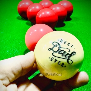 Cue Ball Engraving - Billiard Cue 8 Ball Pool - Best Gift For Dad - Personalized Cue Ball - Customized Billiard Ball - Christmas Gift, Best