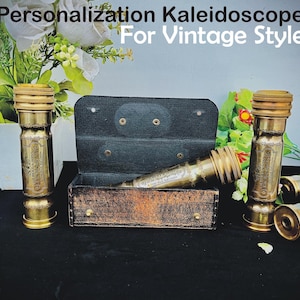 Personalized Working Kaleidoscope - Classic Kaleidoscope - Birthday Gift -Gift For kids - Gift for Son -Multicolored Brass Kaleidoscope Gift