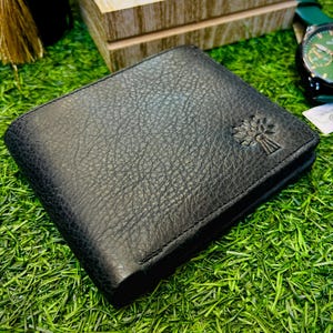 Personalisierte lederne Brieftasche, gravierte echtes Leder benutzerdefinierte Brieftasche, Groomsmen Brieftasche, Jubiläumsgeschenk Ehemann Freund Vater Vater Geschenke