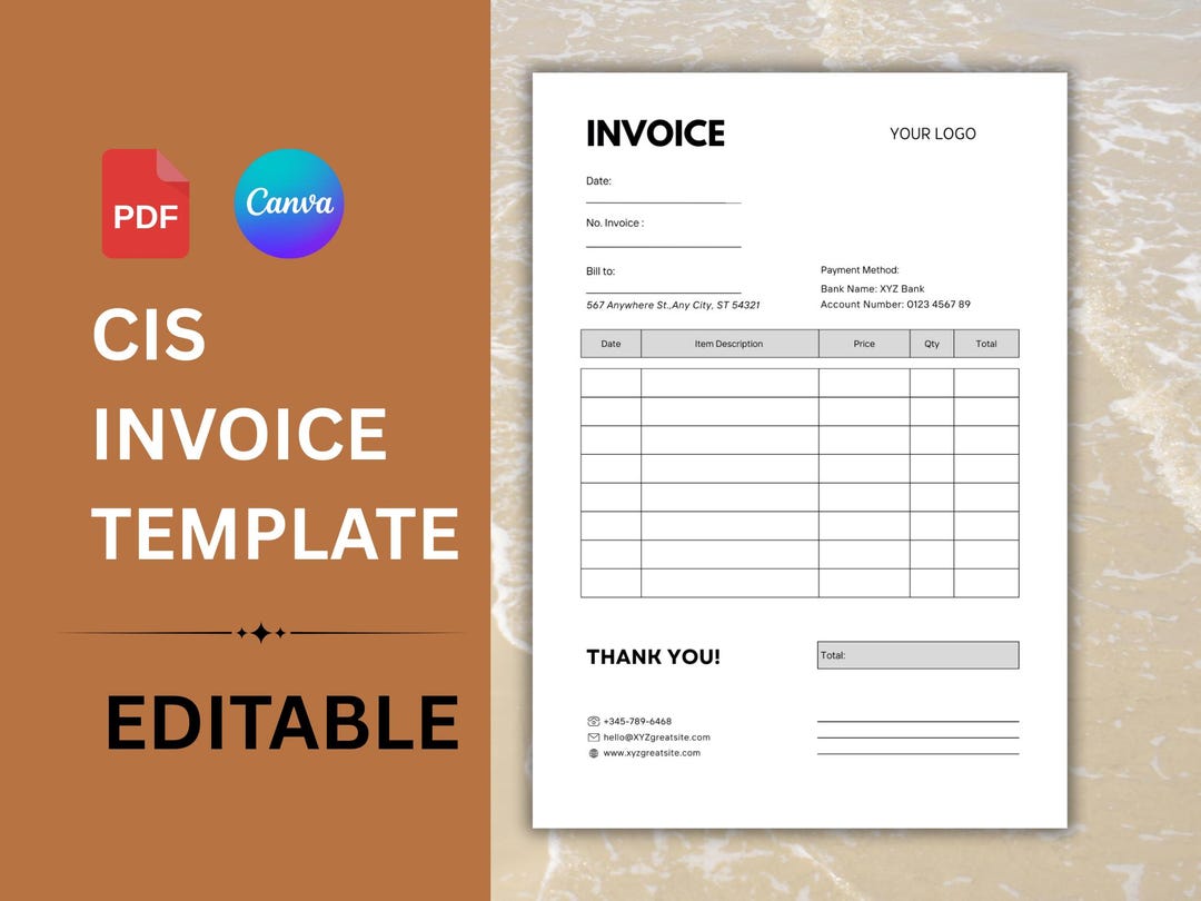 Image 4 for Cis Invoice Template Subcontractor