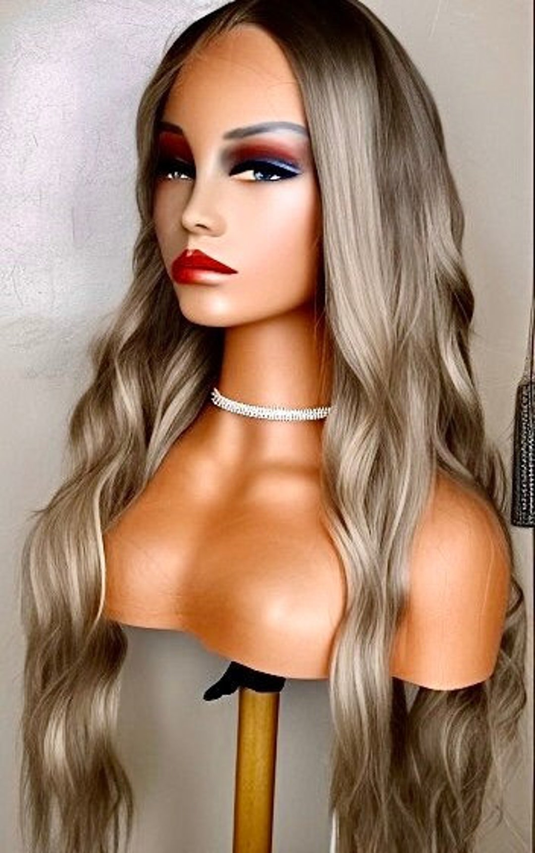 Beautiful Human Hair Wig Model ANIKA 100 Remy Hair, 13x6 HD Lace