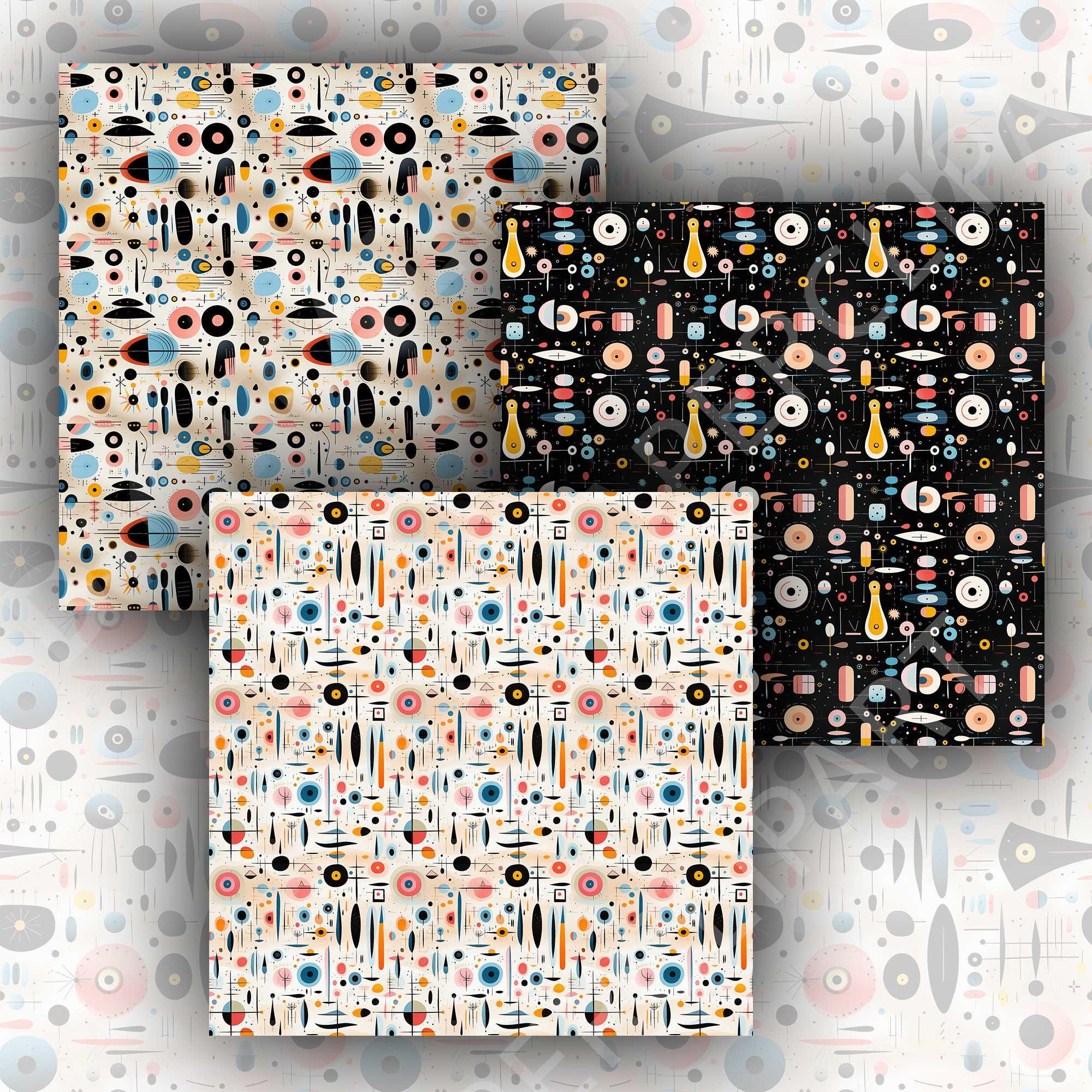 Paper Repeating Pattern 32 Strange Mechanisms Digital Paper, Repeating Pattern, Home Decoration ...