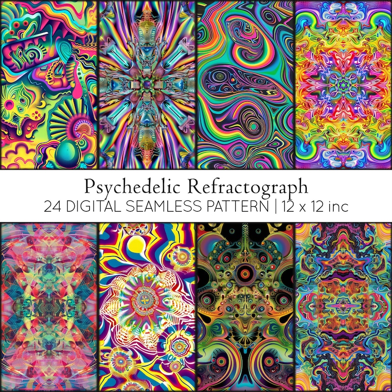 Psychedelic Patterns - Etsy
