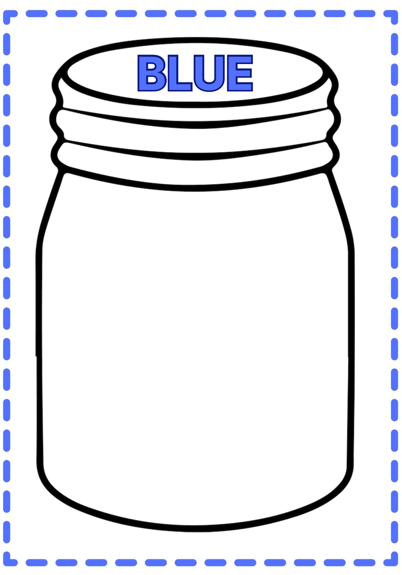 Classroom Color Sorting Jars | Color Matching Activity | Instant ...