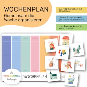 Piano settimanale per bambini