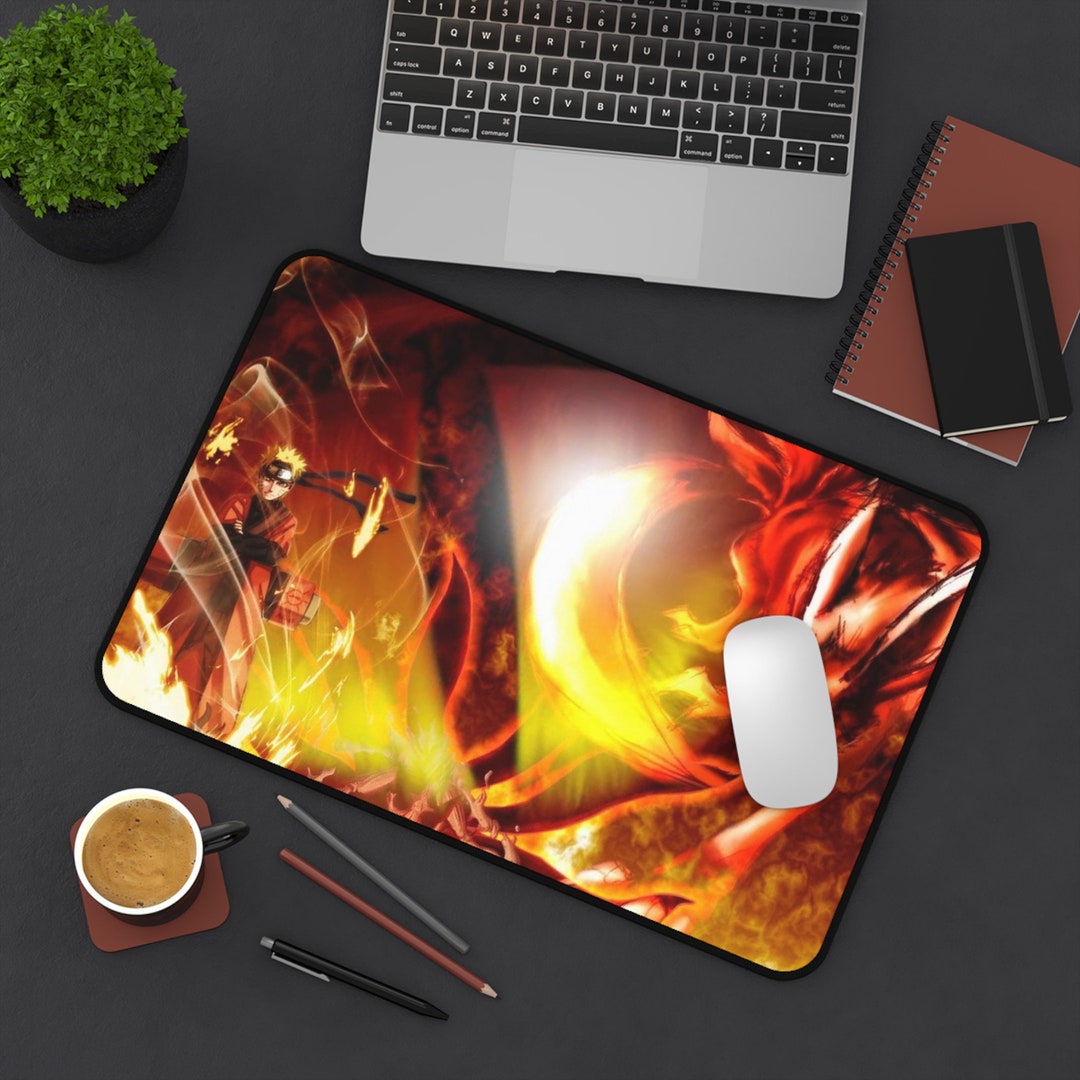 Naruto and Kurama LED Desk Pad/gaming Mouse Pad Full Etsy