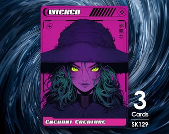 Wicked Role Token MTG (magic: the Gathering) - Etsy