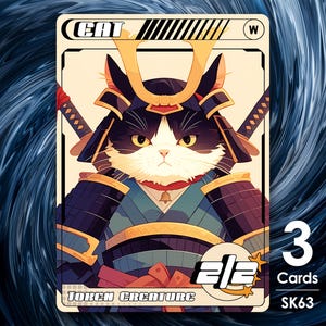 3x Cat Token for MTG - Street Clans by Alfie - SK63