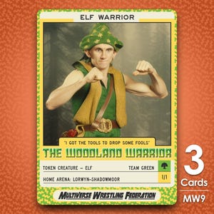 3x Elf Warrior Token 1/1 for MTG - Multiverse Wrestling Federation - MW9