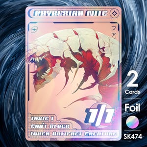 2x Phyrexian Mite Foil-token voor MTG - Street Clans by Alfie SK474F