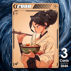 3x Food Token for MTG - Street Clans by Alfie SK44