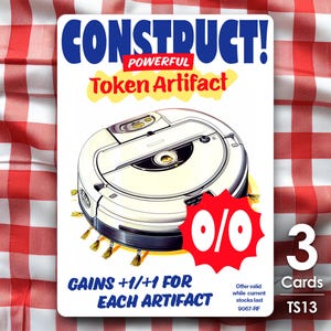 3x Konstruktionstoken för MTG - Thraben Supermarket av Alfie TS13