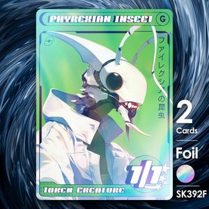 2x Phyrexian Insekten Folie für MTG - Street Clans von Alfie SK392F