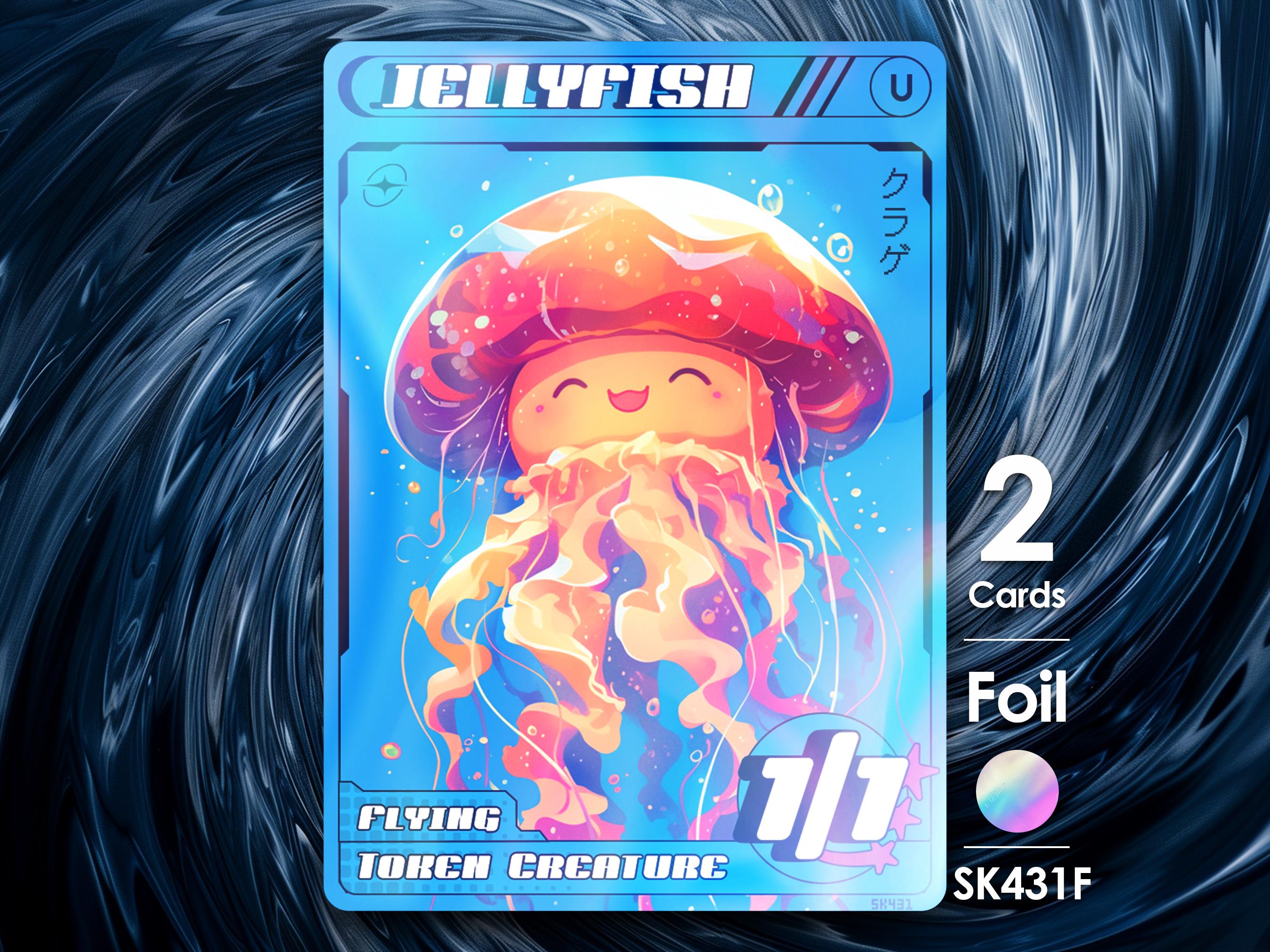 jellyfish トレーディングカード 未開封 Jellyfish Token Mtg - Etsy