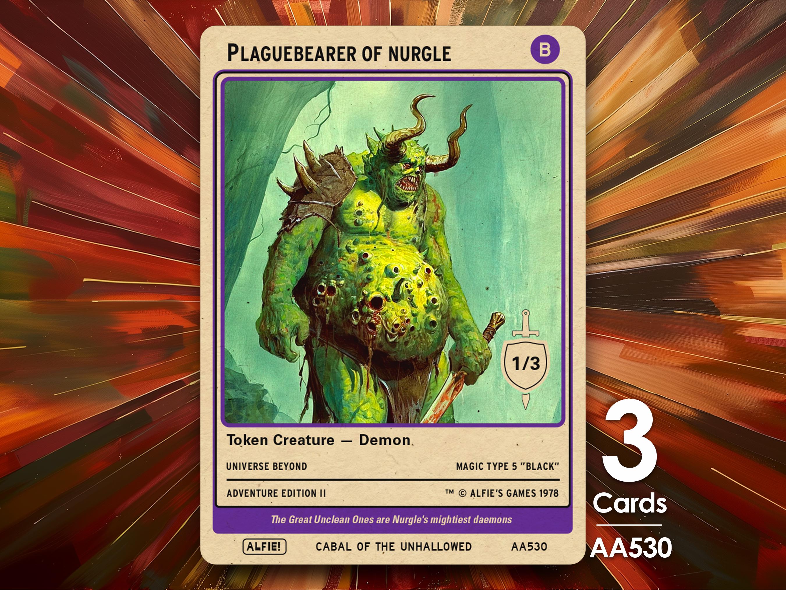 Nurgle Mtg - Etsy