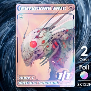 2x Phyrexian Mite Foil-tokens voor MTG - Street Clans by Alfie SK122F
