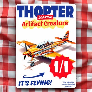 3x Thopter-token voor magie - Thraben Supermarket van Alfie TS21