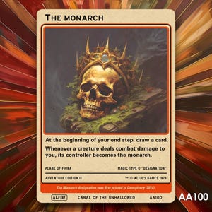 Monarch MTG Token - L'avventura di Alfie di Alfie AA100