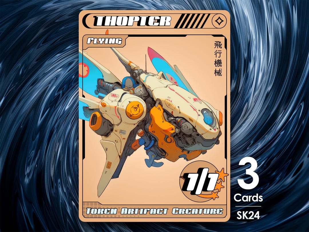 Thopter Token X3 for Magic Street Clans by Alfie SK24 - Etsy