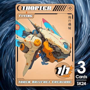 3x Thopter-token voor MTG - Street Clans van Alfie SK24