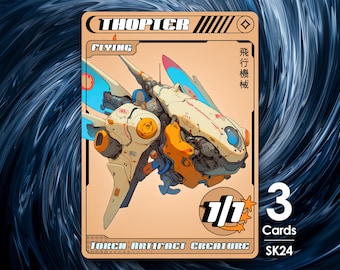 3x Thopter Token for MTG - Street Clans by Alfie SK24