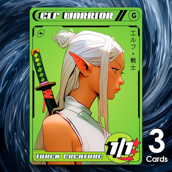 Elf Warrior 1/1 x3 for Magic - Street Clans of Kamigawa - SK41