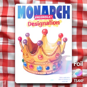 Monarch-beteckningsfolie för MTG - Thraben Supermarket av Alfie TS49F