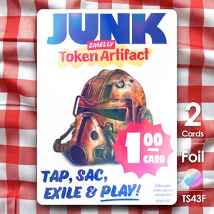 2x Junk-tokenfolie voor mtg - Thraben Supermarket by Alfie TS43F