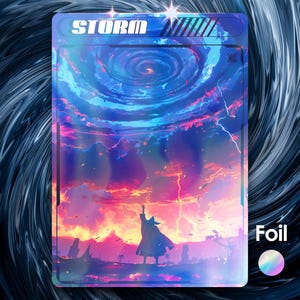 Storm Counter Foil-token voor mtg - Street Clans - SK252F
