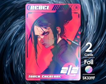 2x Rebel Foil Tokens for Mtg - Street Clans by Alfie SK339F - Etsy