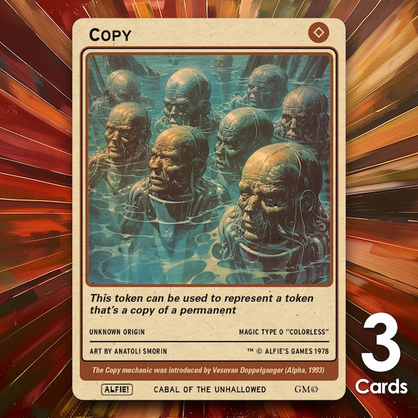 Copy MTG Tokens x3 - Alfie's Adventure - AA30