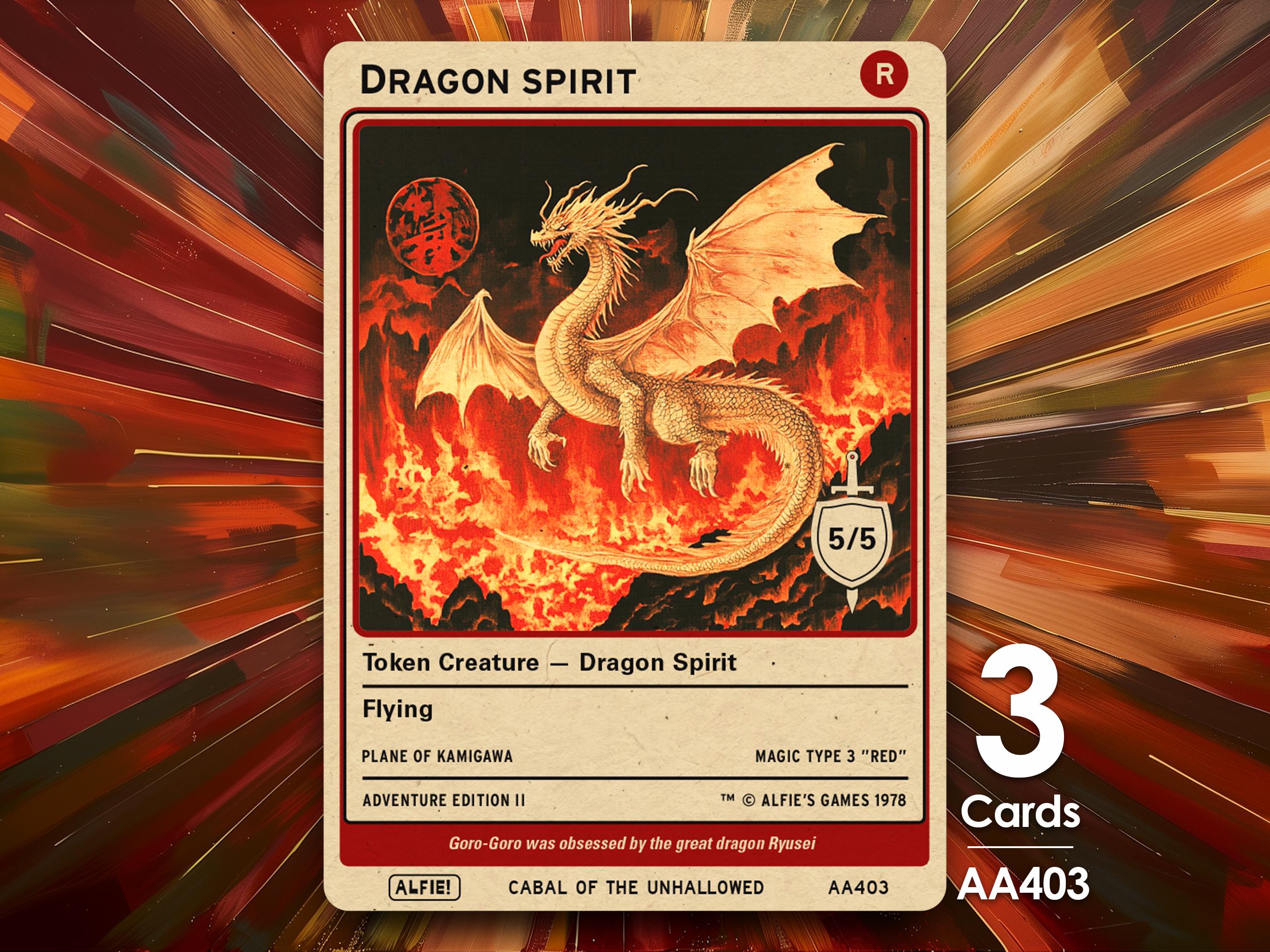 Mtg White Black Spirit Tokens - Etsy