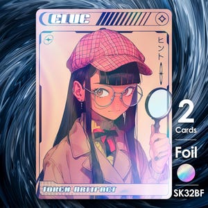 2x Hinweis Token für MTG - Street Clans von Alfie - SK32F