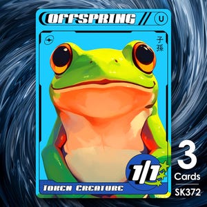 3x Rana Blu Prole per MTG - Street Clans di Alfie SK372