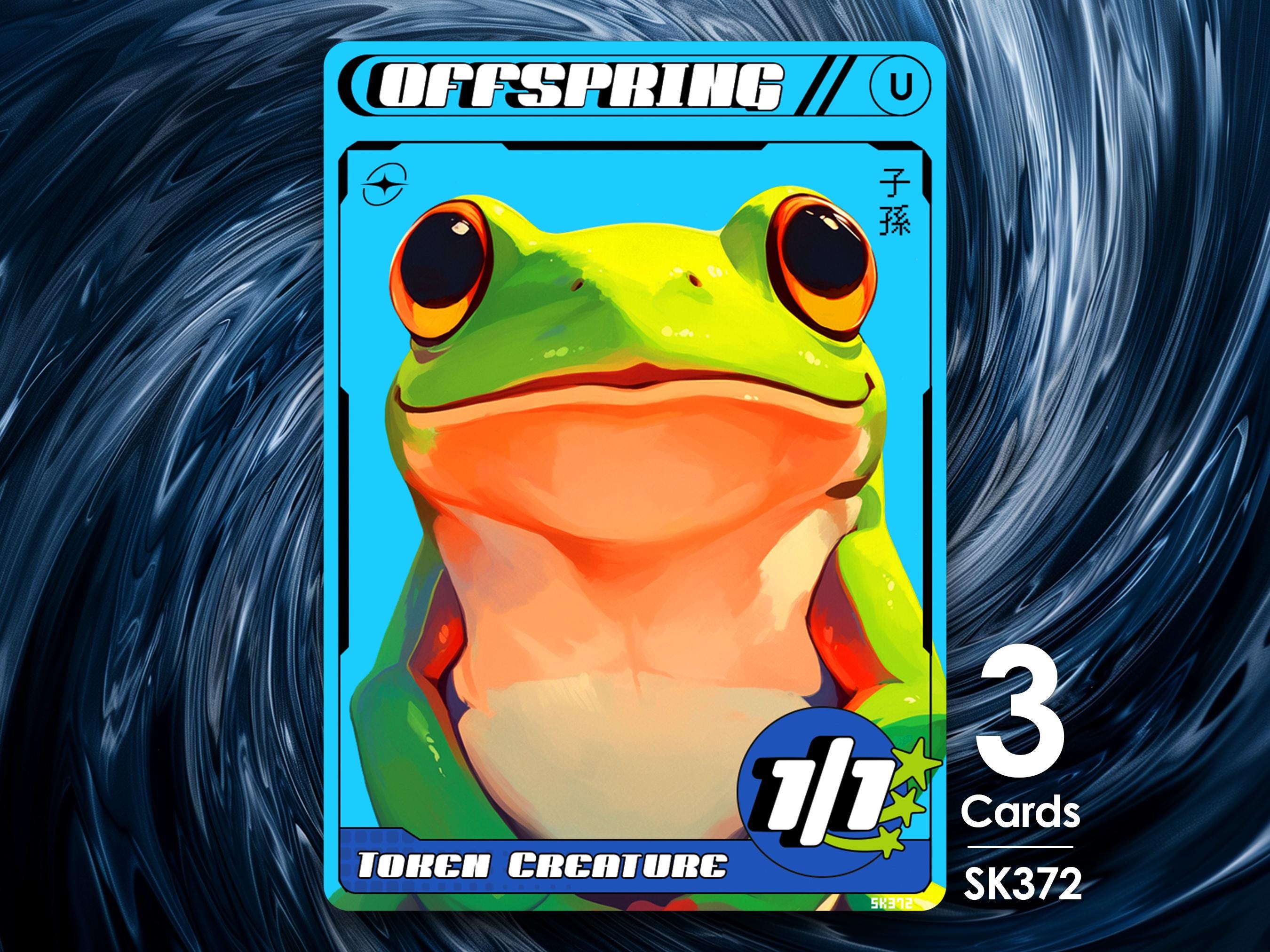 3x Offspring Frog Blue for MTG - Street Clans by Alfie SK372 - Etsy