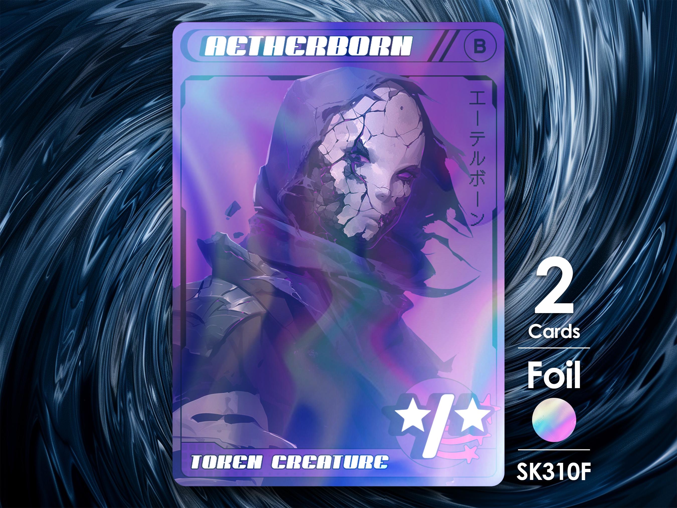 Aetherborn Foil Tokens X2 for MTG - Street Clans by Alfie