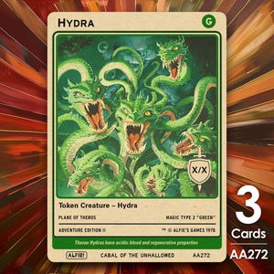 3x Hydra X/X トークン MTG - Alfie's Adventure by Alfie AA272