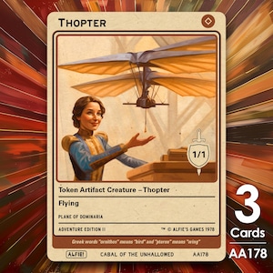 3x Thopter 1/1 MTG-token - Alfie's Adventure van Alfie AA178