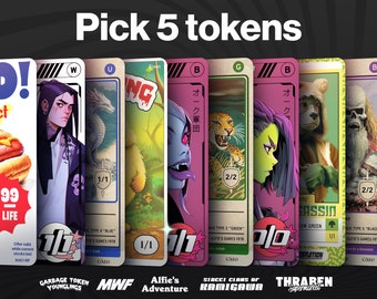 5 Magic tokens of your choice (Non-Foil)