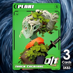 3x Segnalini Pianta per MTG - Street Clans di Alfie SK83