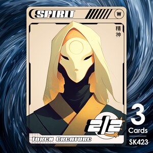 3x Spirit 2/2 Tokens für MTG - Street Clans von Alfie - SK423