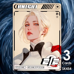 3x Knight White for MTG - Street Clans by Alfie SK454