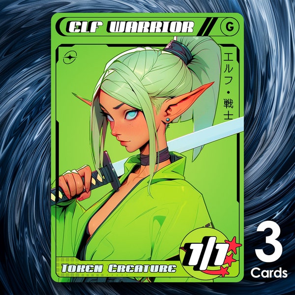 Elf Warrior 1/1 x3 for Magic - Street Clans of Kamigawa - SK42